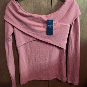 Abercrombie and Fitch off the shoulder sweater top